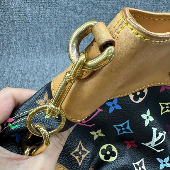 Louis Vuitton Judy Multicolor Monogram Canvas Shoulder Bag 1050-082125 - Picture 4 of 13